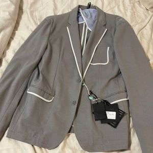 Gray Italian blazer — never worn! Brand is Hotel. European size 54, USA 44